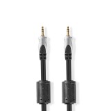 Laidas 3.5mm - 3.5mm stereo (K-K) 5m su filtru gold Nedis 